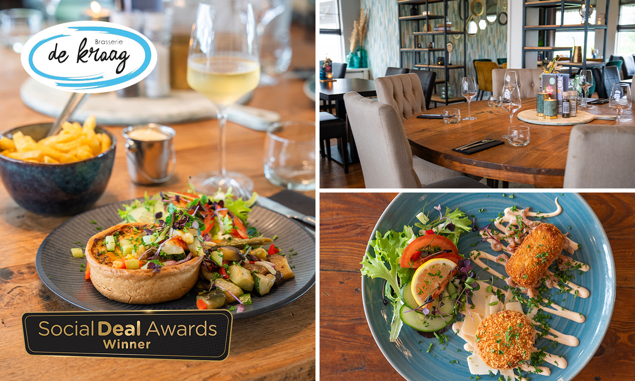 3-gangen keuzediner bij Brasserie de Kraag