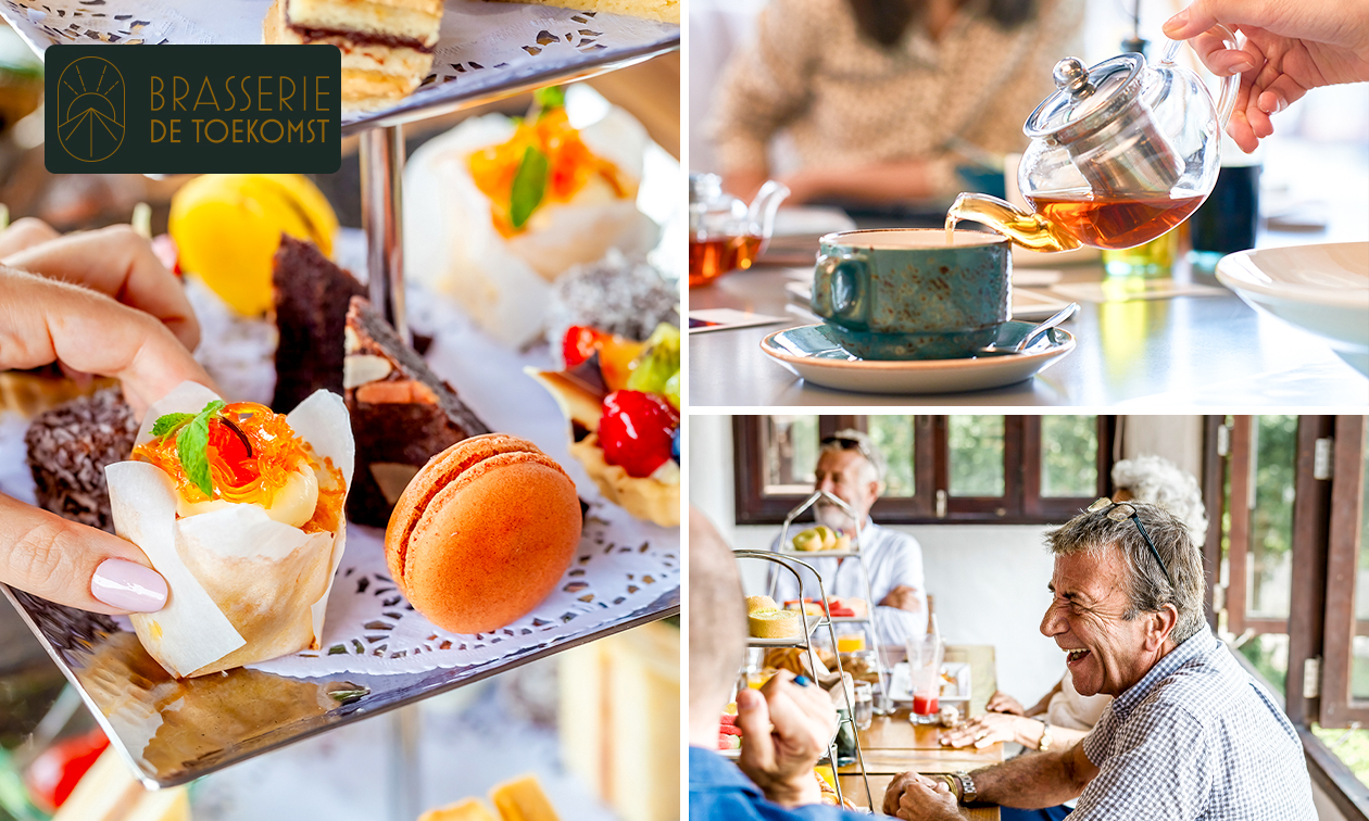 High tea + glas bubbels in Giethoorn