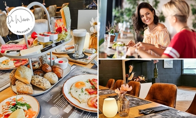 Ontbijt + evt. glas bubbels bij Brasserie De Wissen