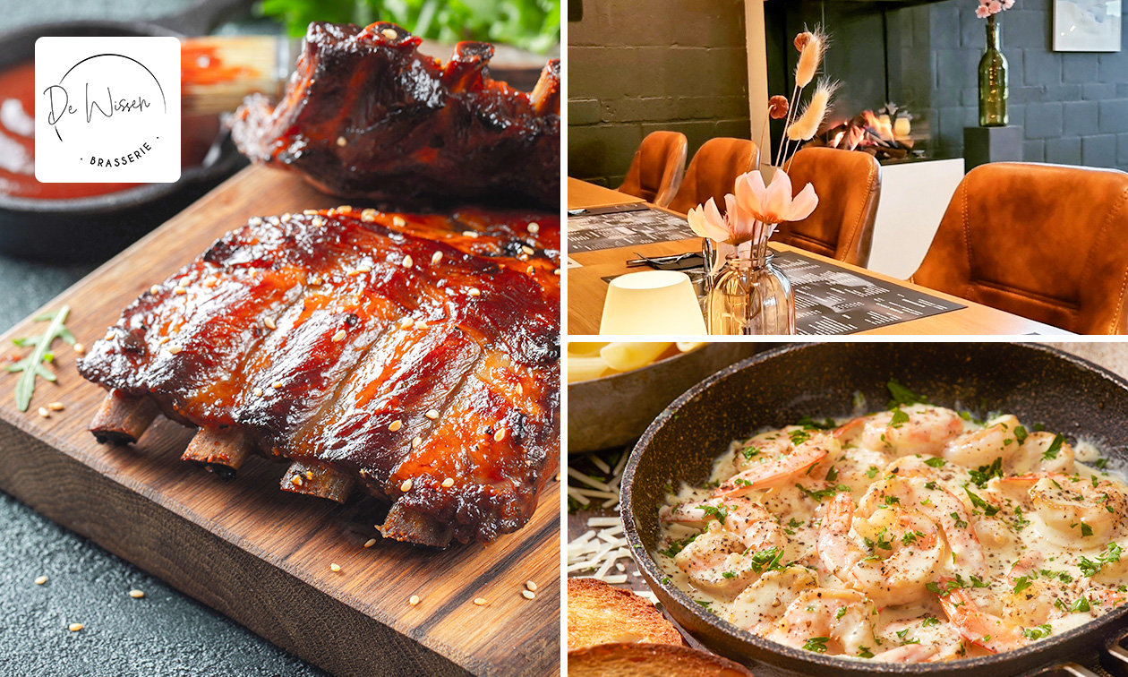 4-gangenlunch of -diner bij Brasserie De Wissen