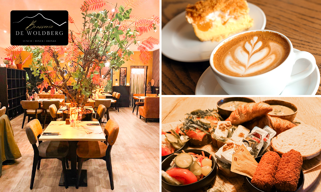 Lunchplank of warme drank + gebak