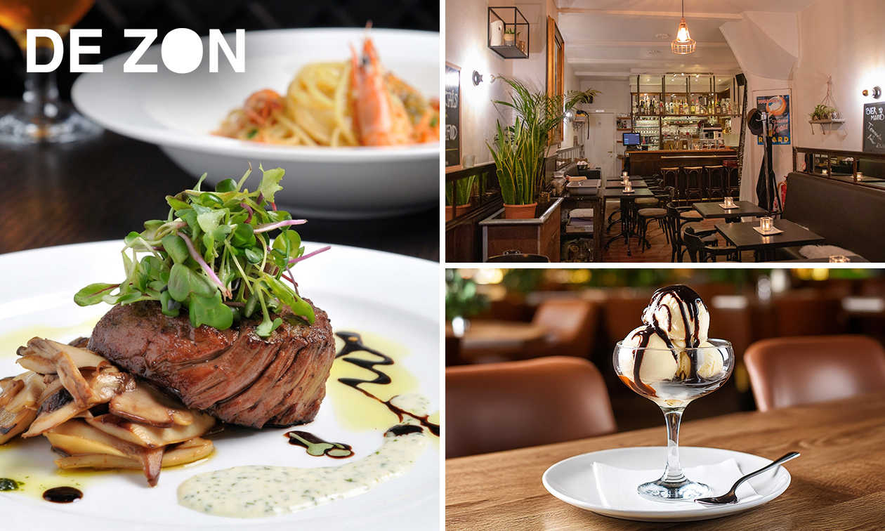 3-gangen keuzediner bij Brasserie De Zon in hartje Antwerpen