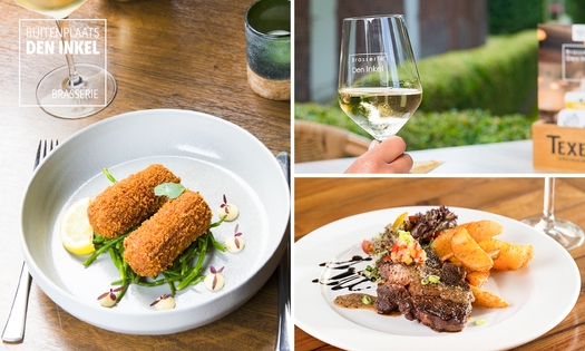3-gangendiner à la carte bij Brasserie Den Inkel