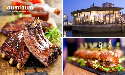 3-gangen shared dining-diner bij Brasserie Down Town