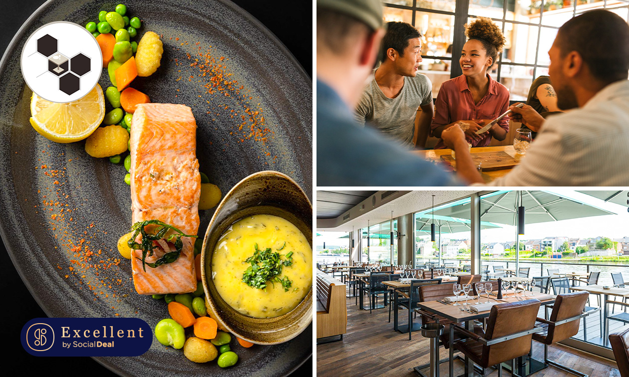 Menu en 2 ou 3 services à la carte + café à la Brasserie du Quai