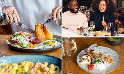 3-gangendiner à la carte bij Brasserie La Perla