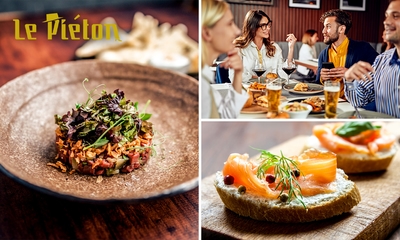 Menu en 2 ou 3 services au choix à la Brasserie Le Piéton