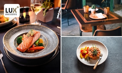 2- of 3-gangendiner à la carte bij Brasserie LUX