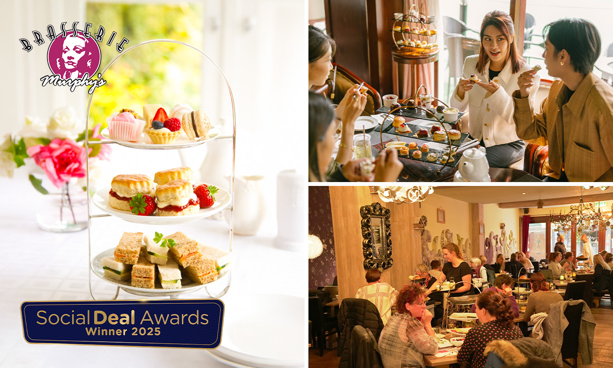 High tea (2 uur) bij Brasserie Murphy's in hartje Sittard