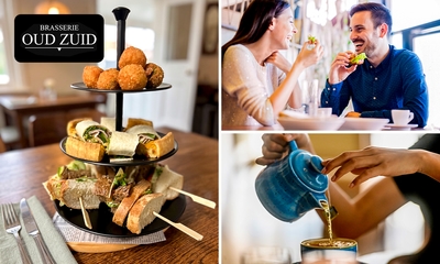 High tea (1,5 uur) bij Brasserie Oud Zuid in hartje Drachten