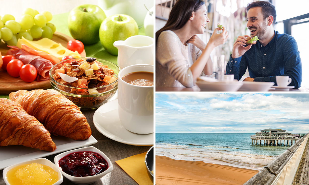 Uitgebreid ontbijt + jus d'orange aan zee bij Brasserie Palace
