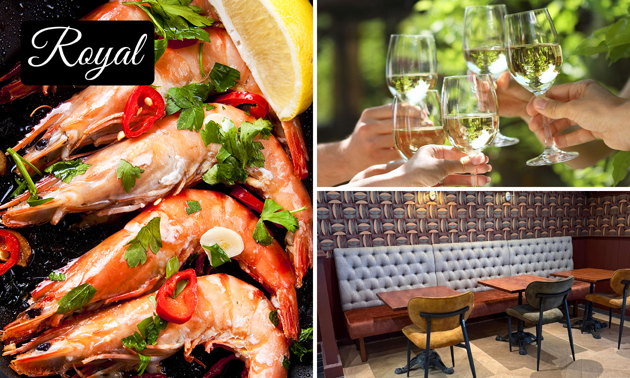 2-gangen keuzelunch of -diner aan zee