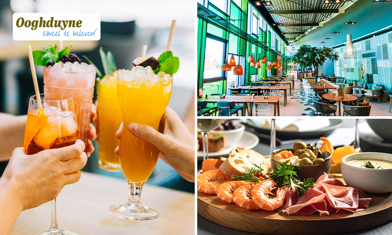 Proefplank + cocktail of mocktail bij Brasserie Sandz