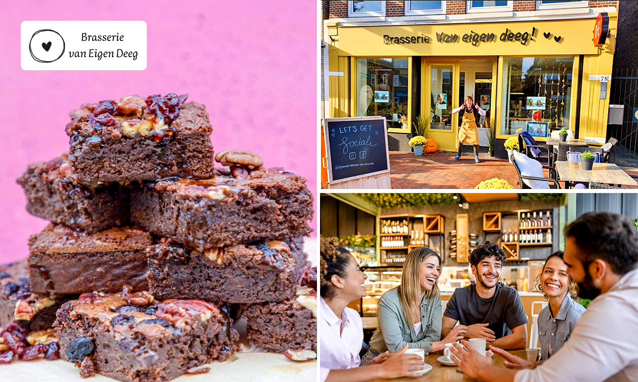 Zoete proeverij met koffie naar keuze