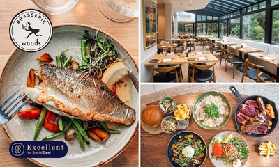2- of 3-gangenlunch of -diner à la carte bij Brasserie Woods