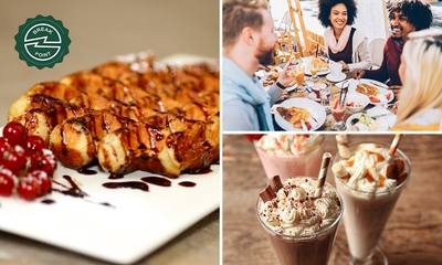 Wafel of crêpe naar keuze + milkshake in hartje Brussel