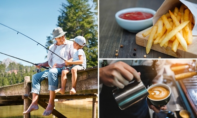Steurvissen + materiaal + drankje + patat/snack (4 uur)
