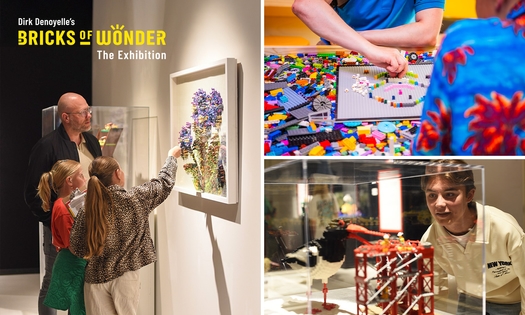 Entree Bricks of Wonder: LEGO-expositie