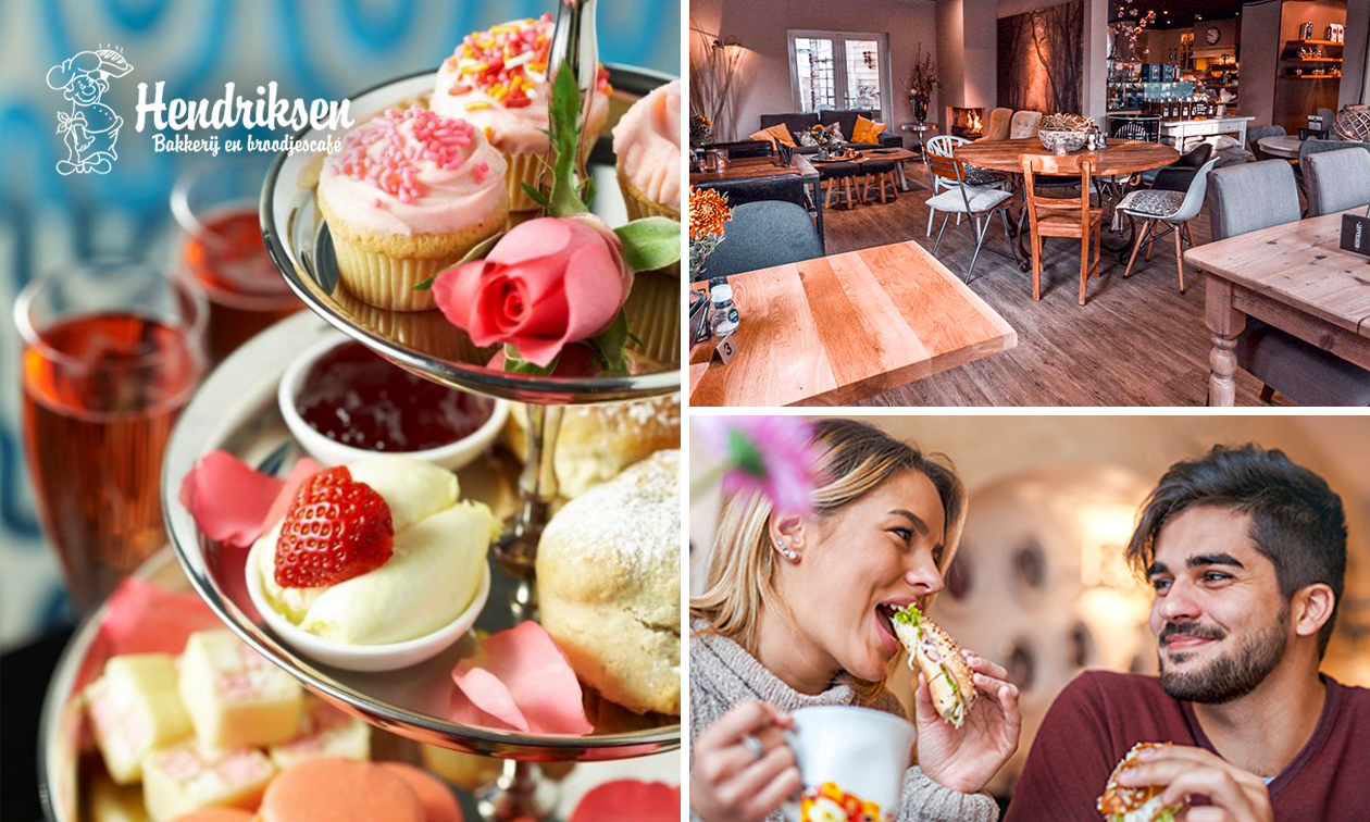 High tea met koffie naar keuze