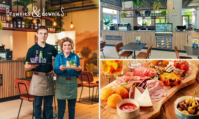 Borrelplank + biertje bij Brownies&downieS in Almere-Stad