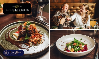 3-gangen keuzediner bij Bubbles & Bites