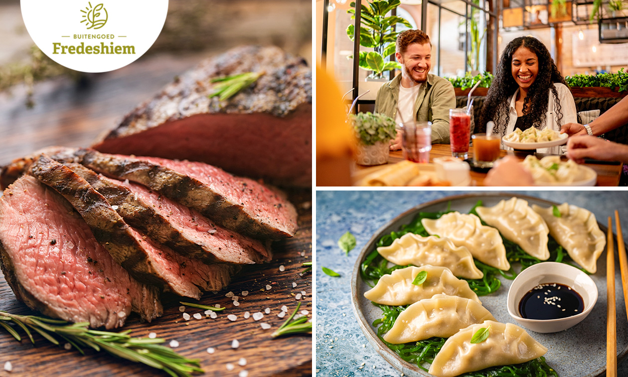 3-, 4- of 5-gangendiner van de chef bij Buitengoed Fredeshiem