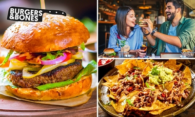 3-gangen keuzediner bij Burgers en Bones