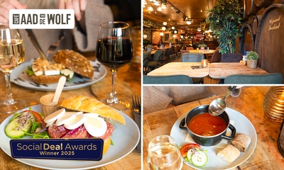 2-gangen keuzelunch of 12-uurtje bij Café Aad de Wolf