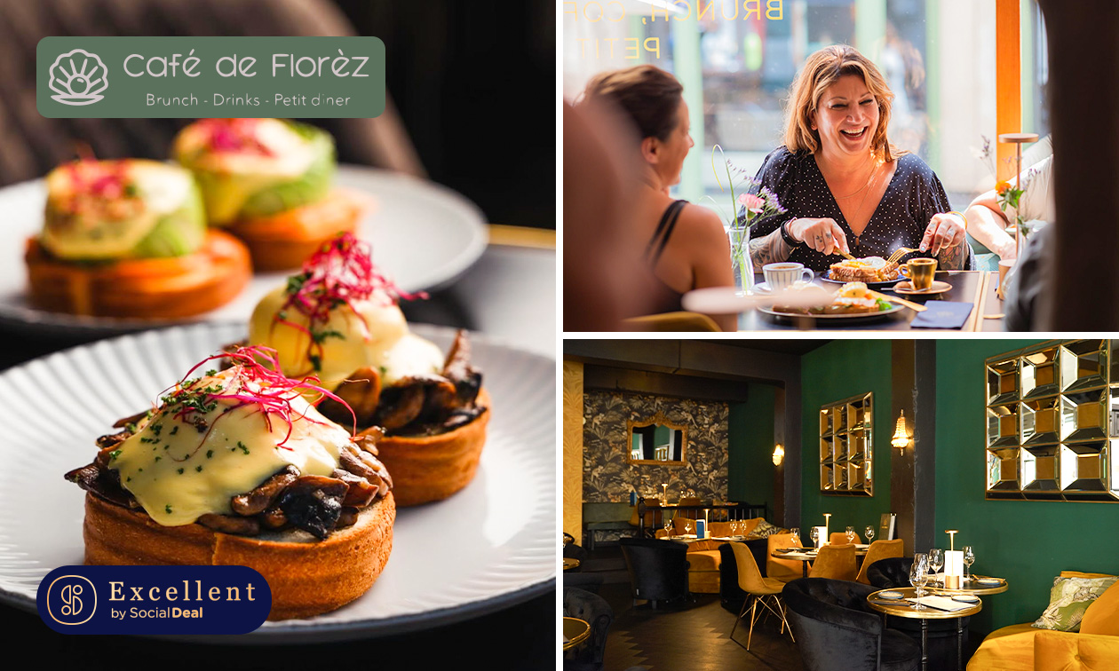 2-gangen keuzelunch bij Café de Florèz