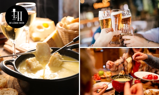 Kaasfondue van de KaasKampanje bij Café de Lange Heer