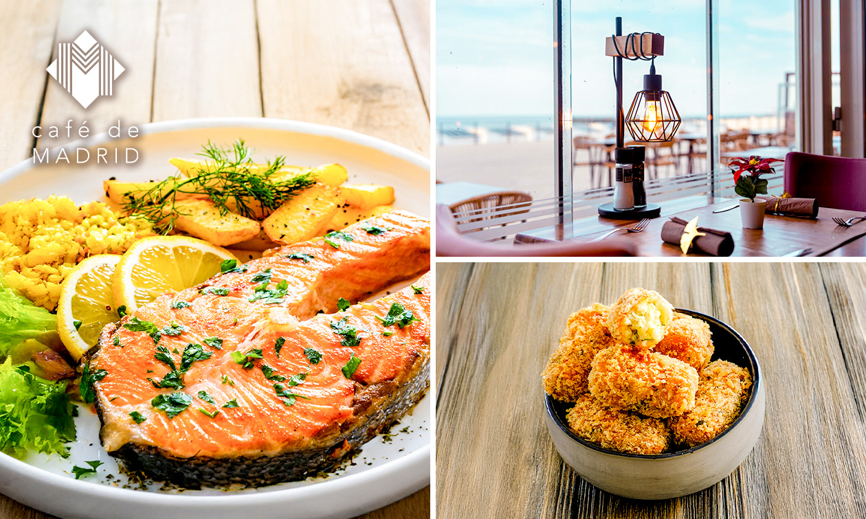 3-gangenlunch of -diner aan het strand van Oostende