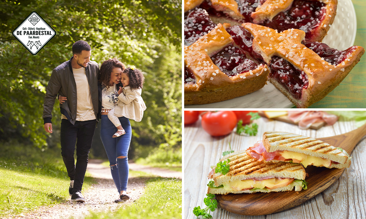 Wandelarrangement incl. lunchgerecht bij Café De Paardestal