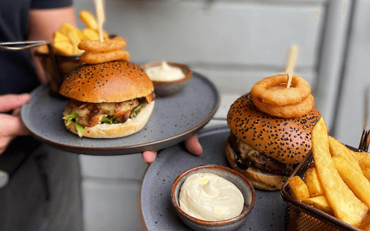 Burger på Café Konrad