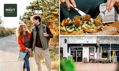 Wandelarrangement met koffie of thee + gebak + 2-gangenlunch bij Café Mout