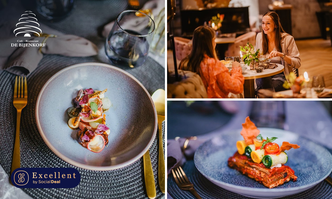 3-gangen keuzediner bij Café Restaurant De Bijenkorf