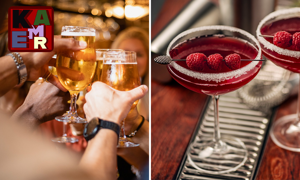 Wijn-, bier- of cocktailproeverij (4 of 6 glazen) bij Kamer le Deux