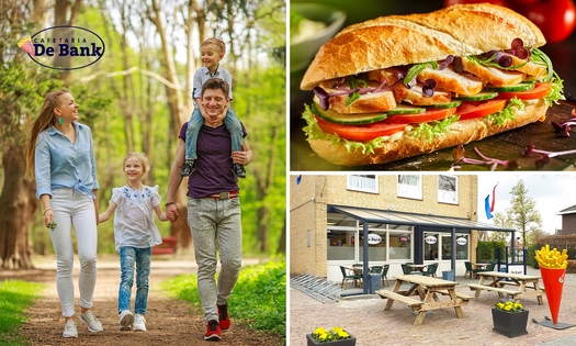 Wandelarrangement met koffie/thee + apfelstrudel + 2-gangenlunch