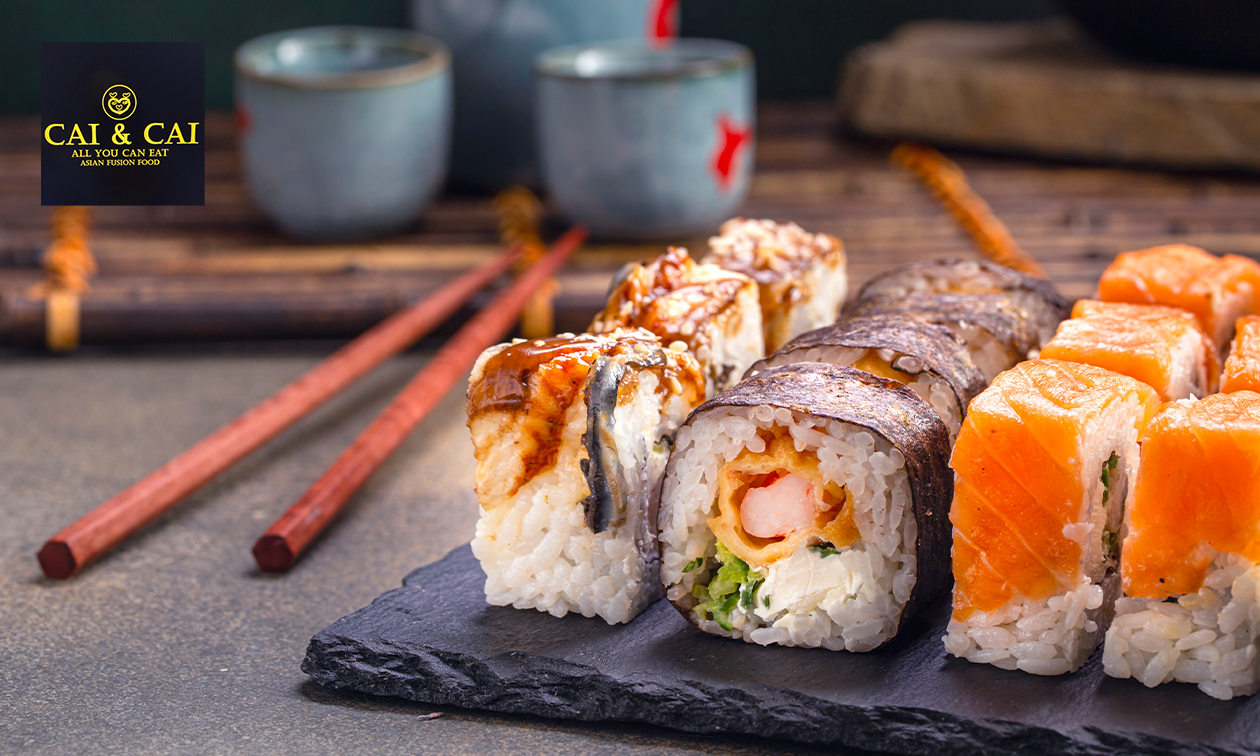 All-You-Can-Eat sushi bij Cai & Cai (2,5 uur)