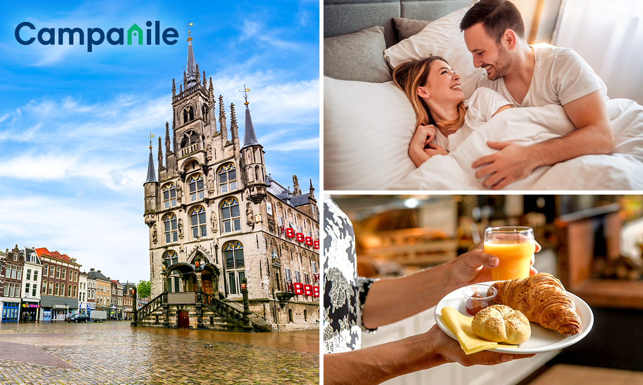 Übernachtung für 2 + Willkommenshäppchen + Frühstück in Gouda