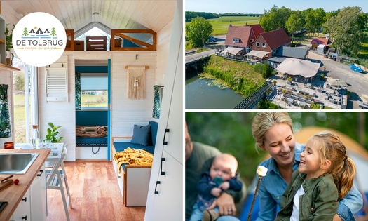 (Lang) weekend of midweek in een tiny house of safaritent (4 tot 6 pers.)