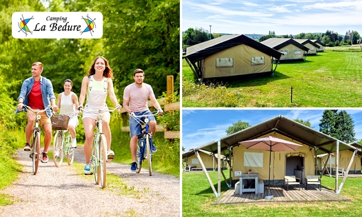 Glamping (3 oder 7 Nächte) für bis zu 5 Personen in Frankreich