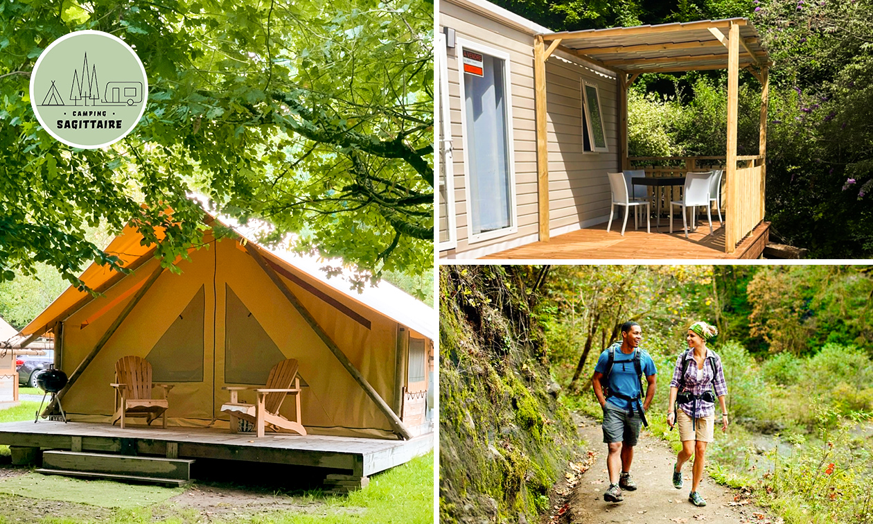 2 overnachtingen voor 2 op een camping + elektriciteit + beddengoed in de Belgische Ardennen