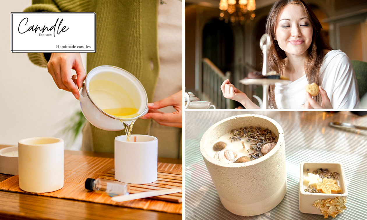 Workshop kaarsen maken (1,5 à 2 uur) + drankje + snack