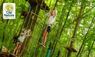 Parcours accrobranche au choix dans les Ardennes belges