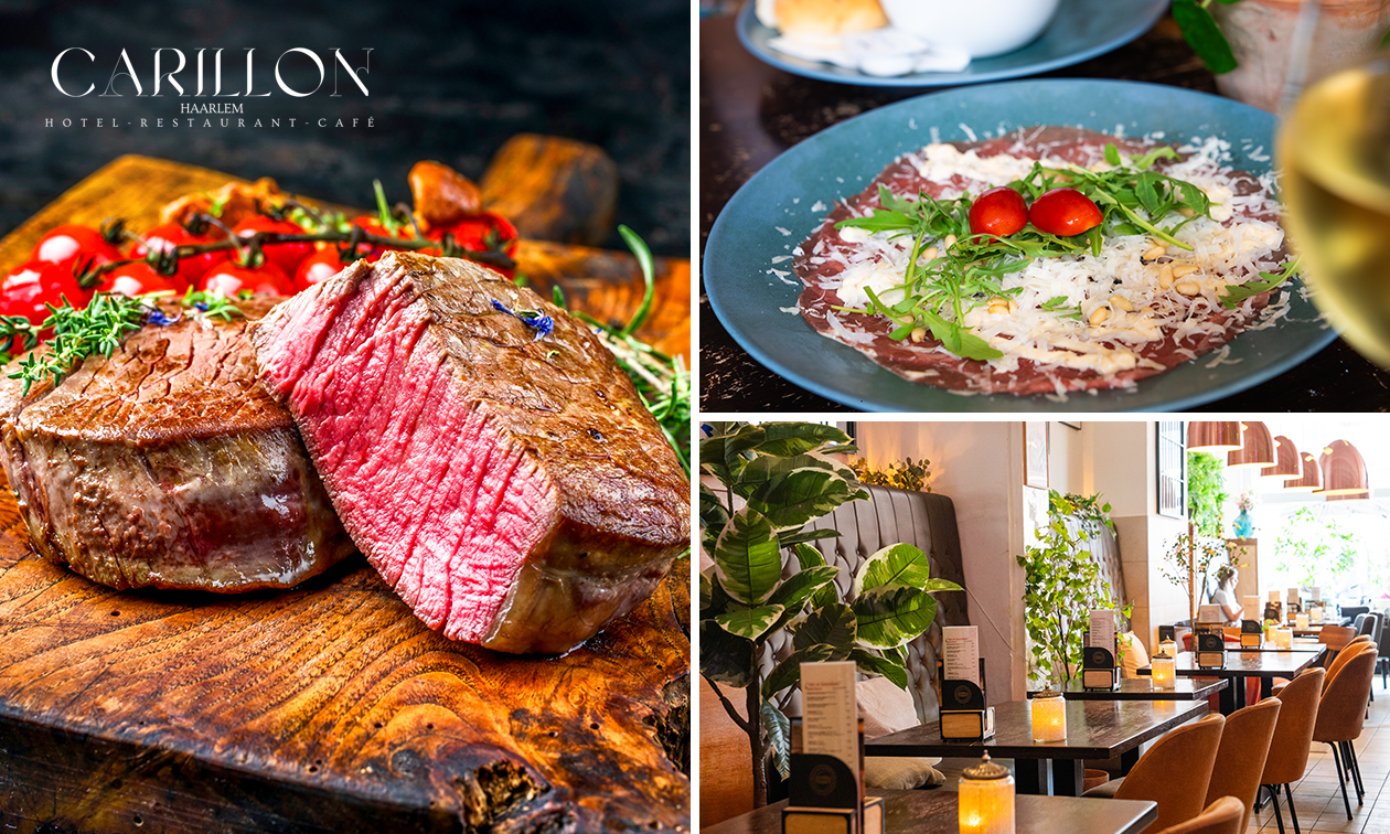 3-gangendiner à la carte bij Carillon in hartje Haarlem