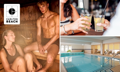 Saunadag + evt. zonnebank + drankje bij Carlton Beach - Beach Body