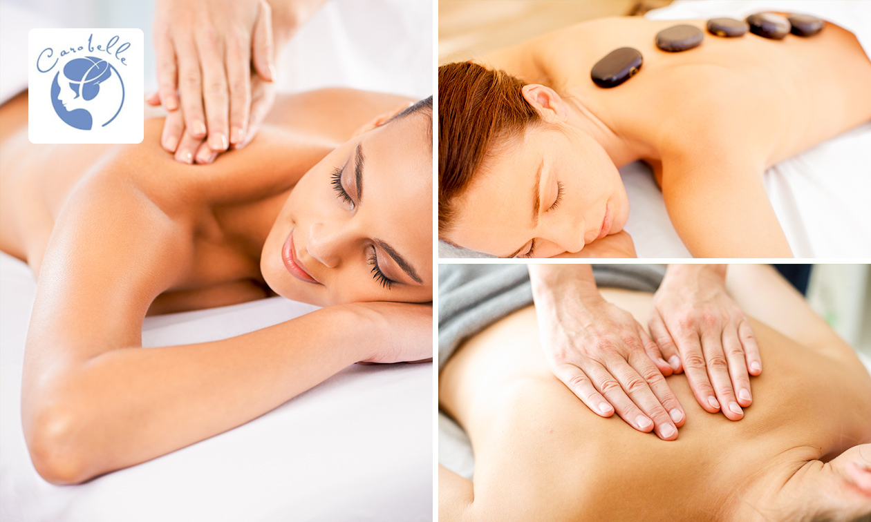 Ontspanningsmassage (60 min) of hotstonemassage (70 min)