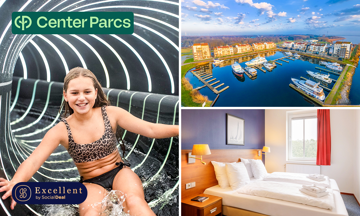 Overnachtingen voor 4 of 6 personen in een Waterfrontsuite VIP Appartement