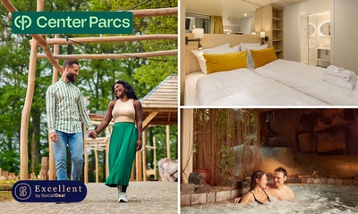 1 of 2 overnachting(en) voor 2 + ontbijt in Center Parcs Hotel De Eemhof