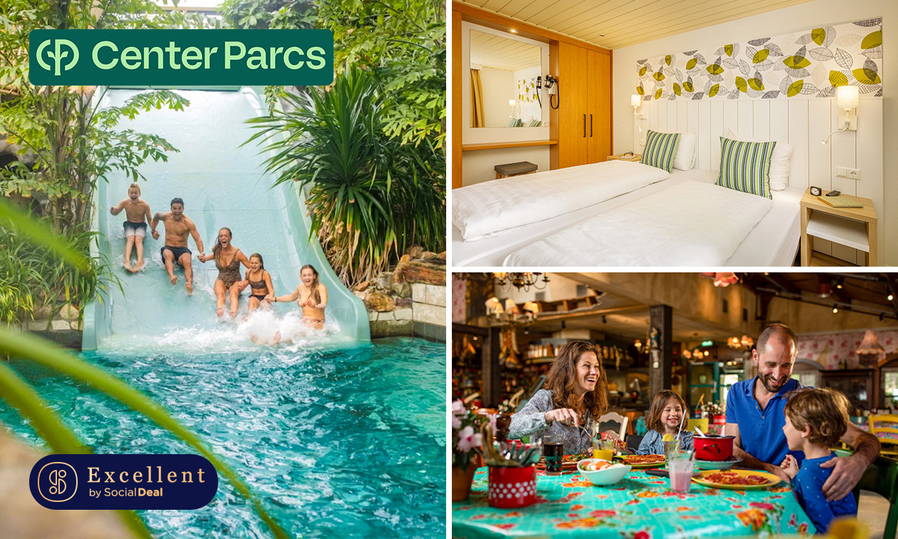 2, 3 of 4 overnachtingen in een cottage voor 4 tot 8 personen bij Center Parcs De Eemhof